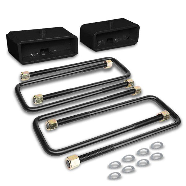 2&quot; Rear Black Leaf Spring Mount Leveling Lift Kit Block For 95-17 Toyota Tacoma-Suspension-BuildFastCar