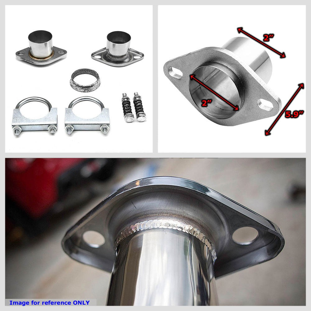 Header/Exhaust Merge Collector Pipe Joint Repair Kit Flange Clamp Bolt BFC-EXMC-PBC-2