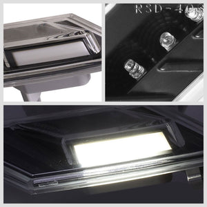 Black/Clear Len Front Bumper LED Turning Signal Side Marker Light For FRS BRZ 86