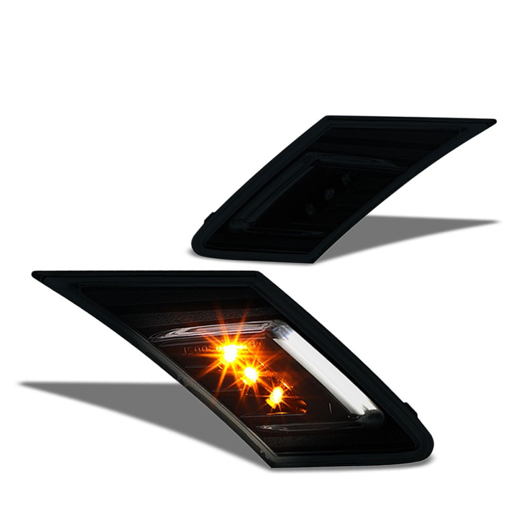 Chrome Amber Reflector Corner Light/Lamp Honda 92-95 Civic EG8 EG9 EH23 BFC-SML-LED-FRS13-SM