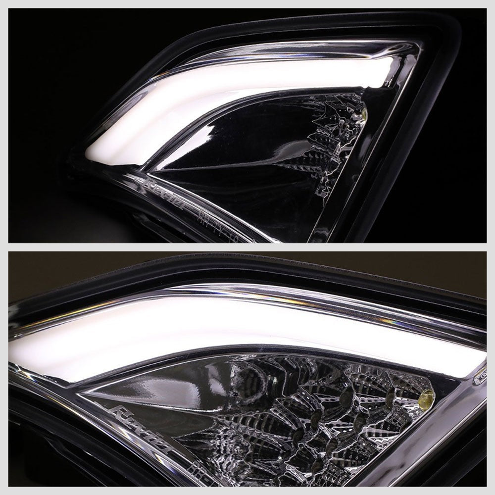 Chrome/Clear Len Front Bumper LED Turning Signal Corner Light Lamp For Scion FRS