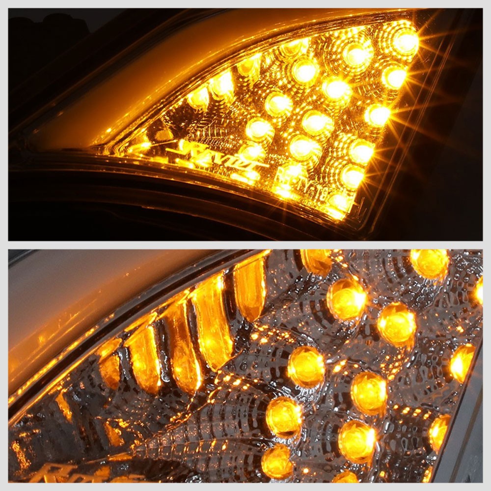 Chrome/Clear Len Front Bumper LED Turning Signal Corner Light Lamp For Scion FRS