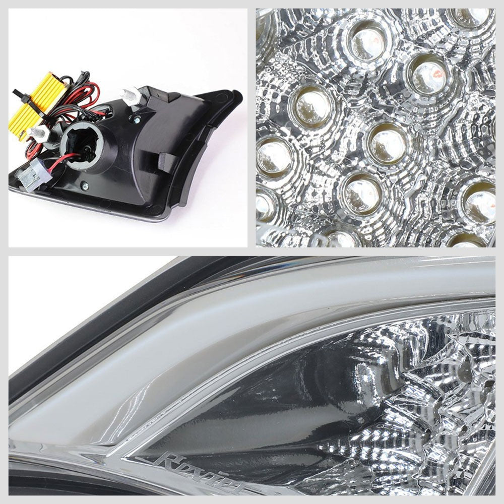 Chrome/Clear Len Front Bumper LED Turning Signal Corner Light Lamp For Scion FRS