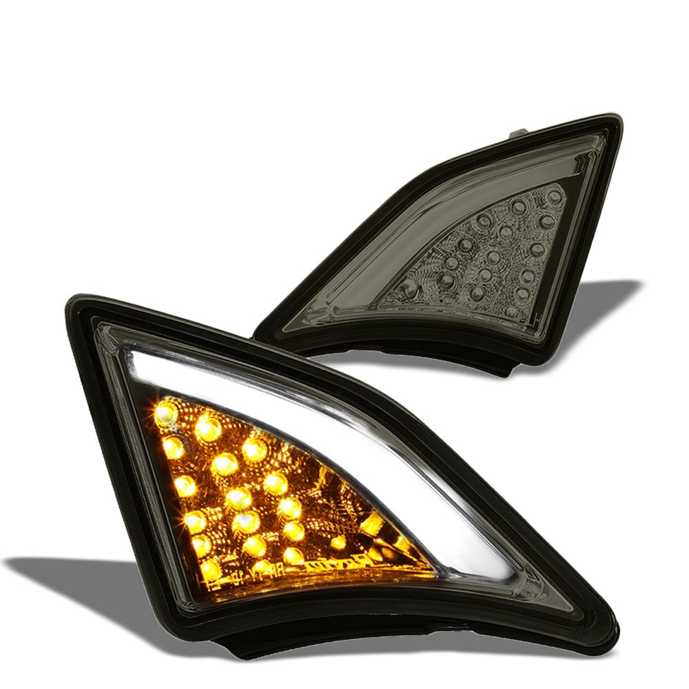 Chrome Amber Reflector Corner Light/Lamp Honda 92-95 Civic EG8 EG9 EH17 BFC-CORLIG-LED-FRS13-SM