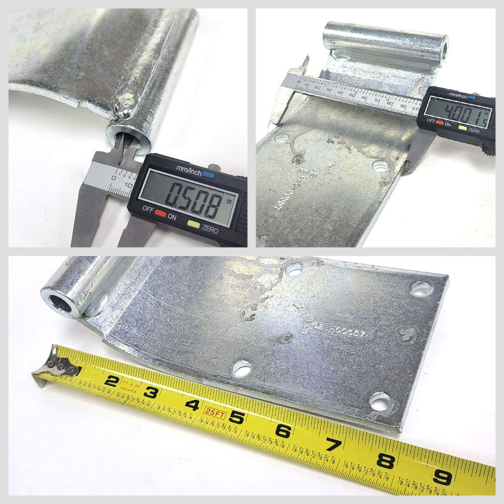 Fruehauf Style 4-Hole (Radius Offset) 4 x 8" Door Hinge Truck Trailer BFC-TTP-HI-FRUDCE8681-1-X4