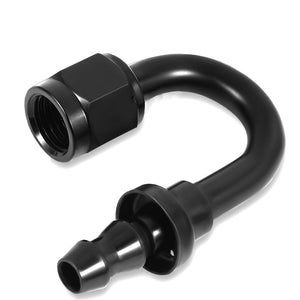 BFC-FIT-041-04-180-BK AN Fitting Push-on Hose End to AN Female BFC-FIT-041-04-180-BK