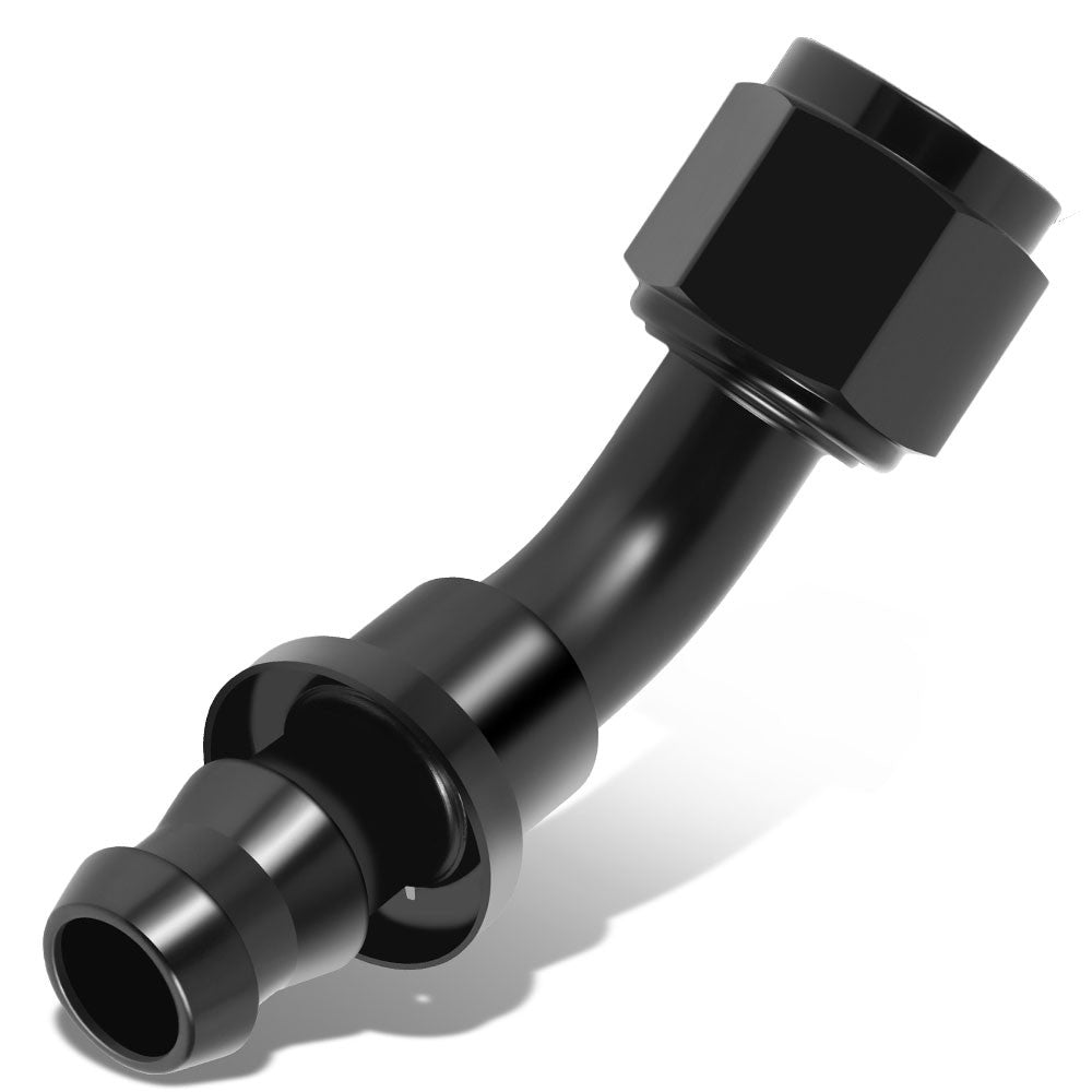 BFC-FIT-041-08-045-BK AN Fitting Push-on Hose End to AN Female BFC-FIT-041-08-045-BK