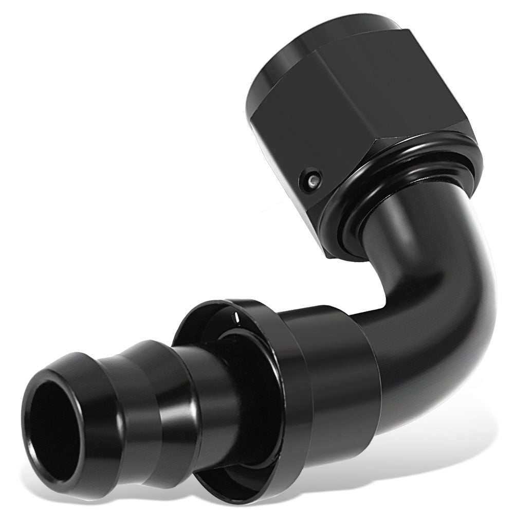 BFC-FIT-041-10-090-BK AN Fitting Push-on Hose End to AN Female BFC-FIT-041-10-090-BK