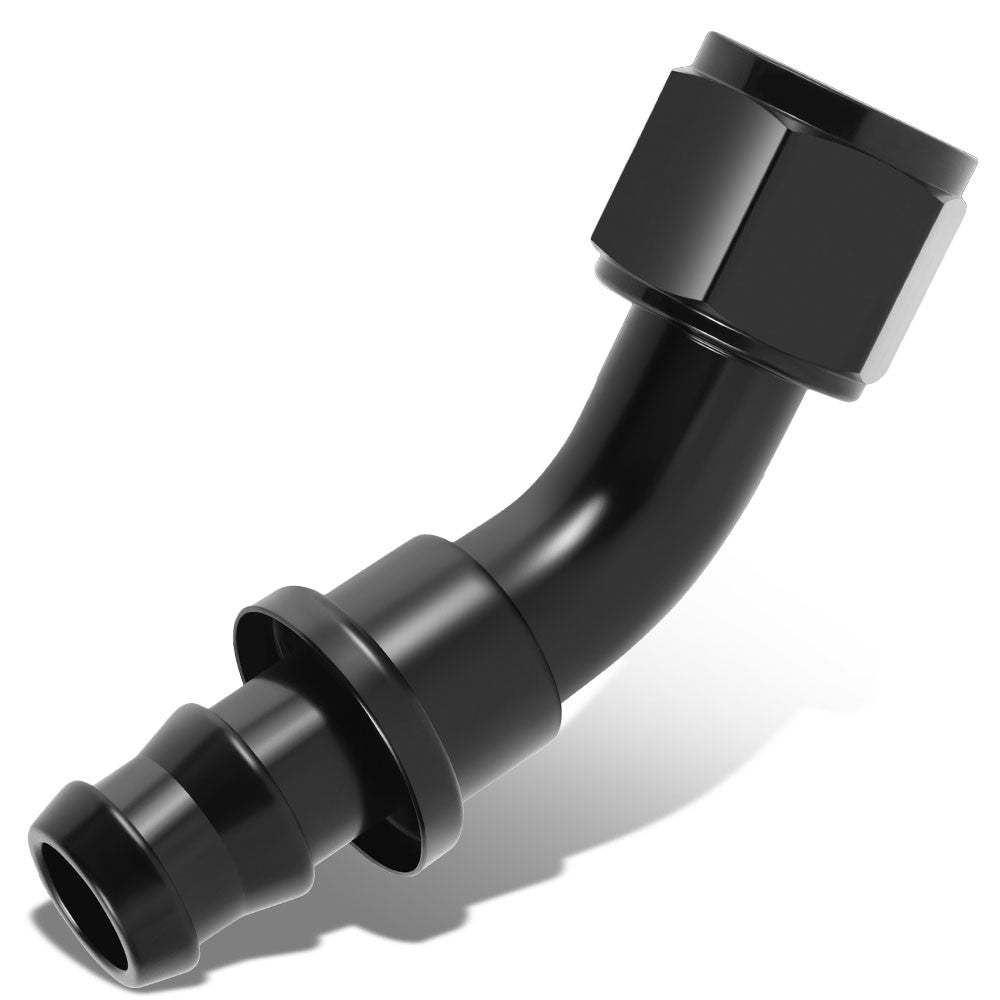 BFC-FIT-041-12-045-BK AN Fitting Push-on Hose End to AN Female BFC-FIT-041-12-045-BK
