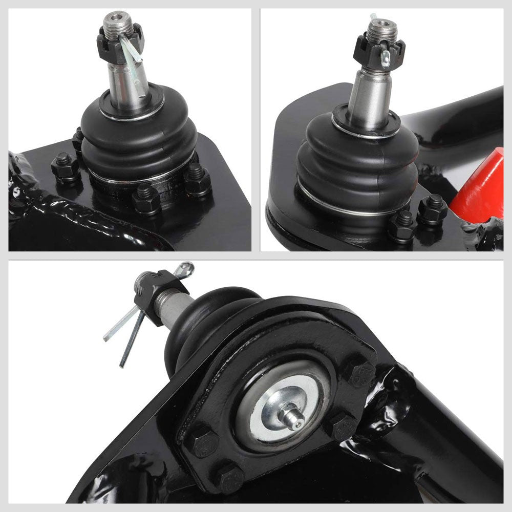 Front Upper Black Control Arm For 64-72 Buick Skylark GS 350 400 455-Wheel Alignment-BuildFastCar