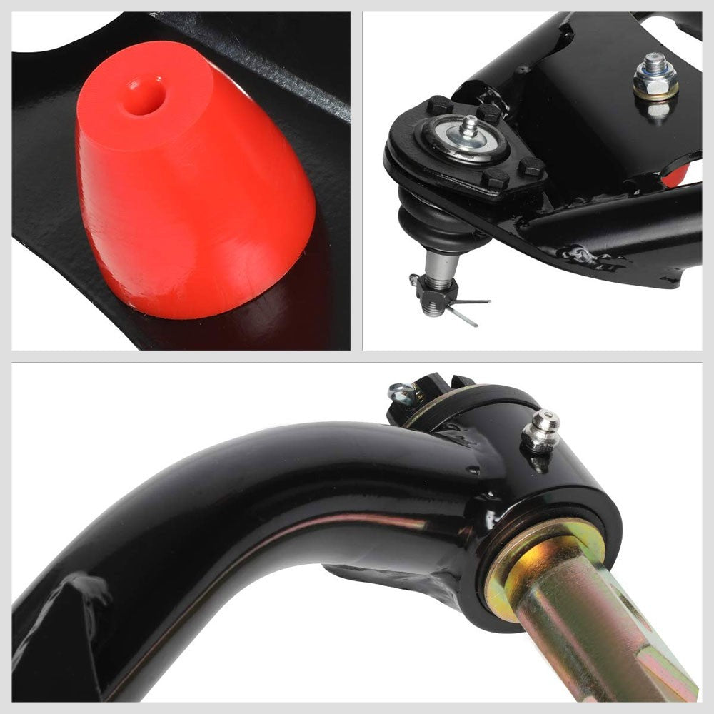 Front Upper Black Control Arm For 64-72 Buick Skylark GS 350 400 455-Wheel Alignment-BuildFastCar