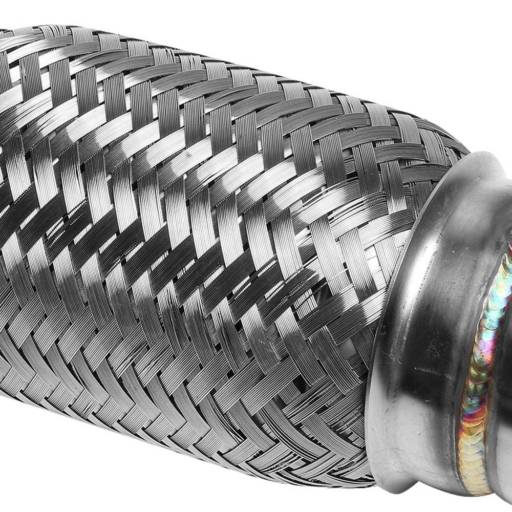 Front Weld-On Exhaust Flange Flex Pipe For 97-01 Toyota Camry Solara 2.2L L4