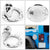 Chrome Bolt-On Gas Fuel Tank Door Cover Cap+Lock+Key For Jeep 97-06 Wrangler TJ-Locks & Hardware-BuildFastCar
