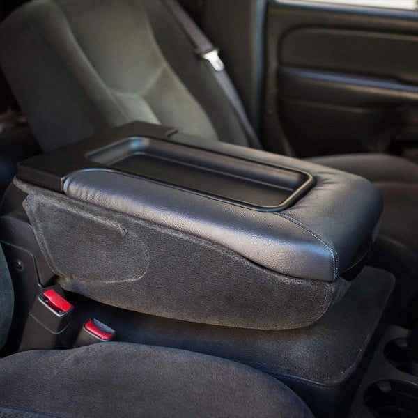 Black Center Console Tray Lid Arm Rest Latch Replacement Kit For 01-07 Silverado-Interior-BuildFastCar