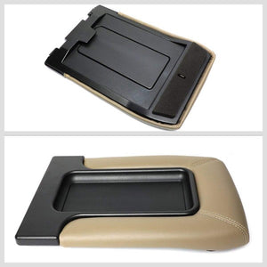 Beige Center Console Tray Lid Arm Rest Latch Replacement For 01-07 Silverado-Interior-BuildFastCar