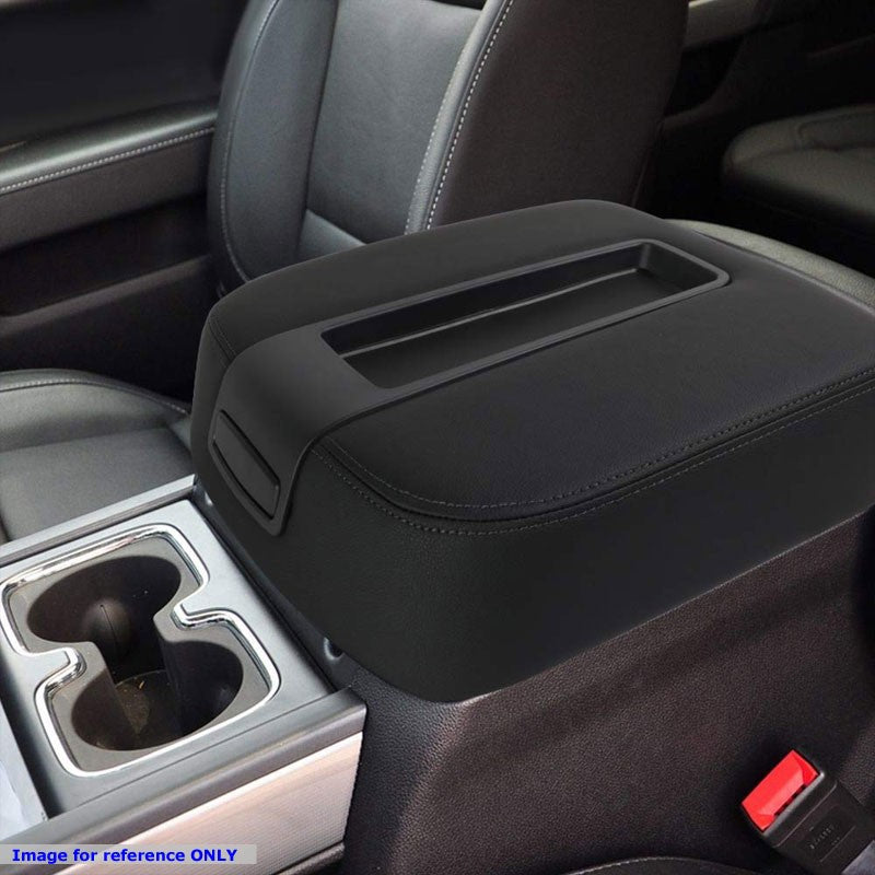 Black Factory Style Center Console Tray Lid Armrest Cover For 07-14 Chevy Tahoe-Consoles & Parts-BuildFastCar