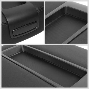 Black Factory Style Center Console Tray Lid Armrest Cover For 07-14 Chevy Tahoe-Consoles & Parts-BuildFastCar