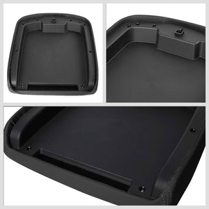 Black Factory Style Center Console Tray Lid Armrest Cover For 07-14 Chevy Tahoe-Consoles & Parts-BuildFastCar