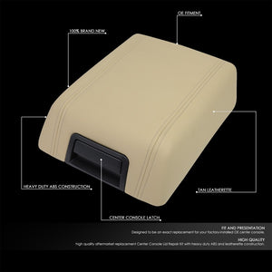 Beige Center Console Tray Lid Assembly For 04-08 F-150 Mark LT (Floor Shift) BFC-CCTL-004-YE