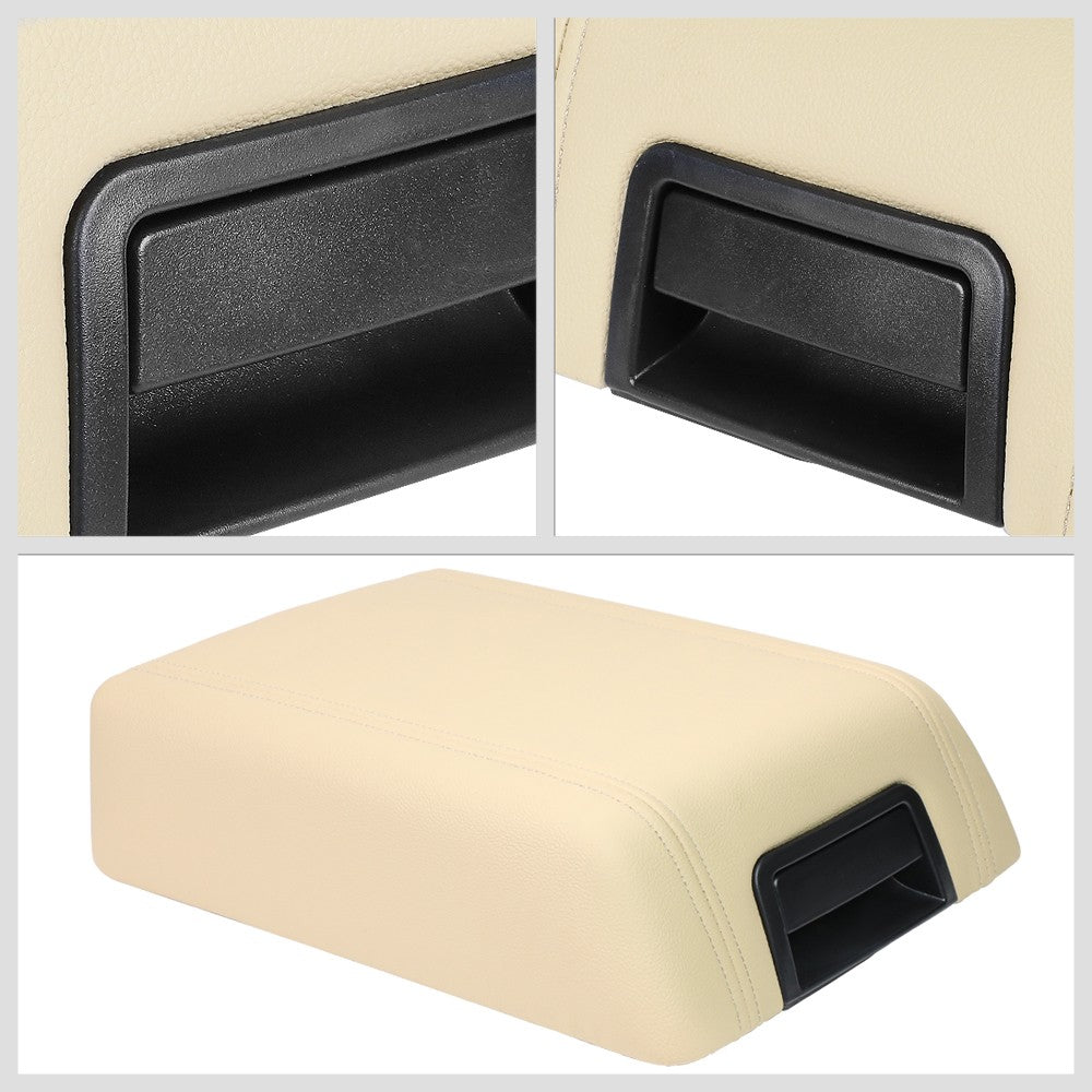 Beige Center Console Tray Lid Assembly For 04-08 F-150 Mark LT (Floor Shift) BFC-CCTL-004-YE