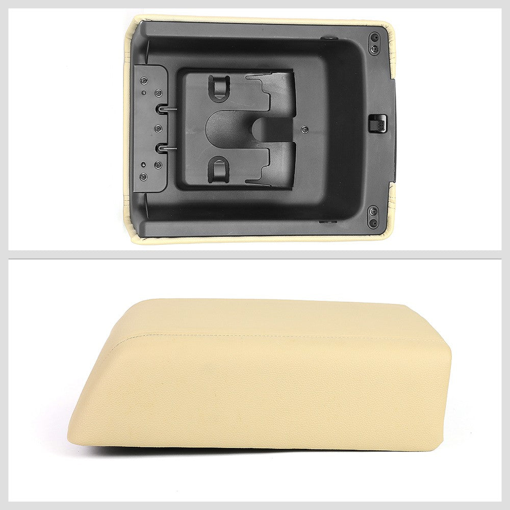 Beige Center Console Tray Lid Assembly For 04-08 F-150 Mark LT (Floor Shift) BFC-CCTL-004-YE