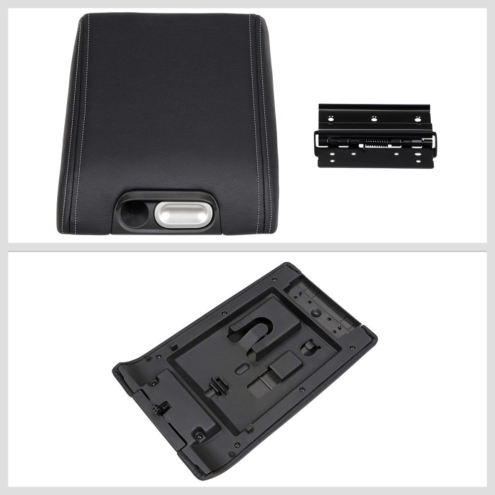 Black Center Console Tray Lid Assembly For 09-14 F-150 (Flow Through Consoles) BFC-CCTL-006