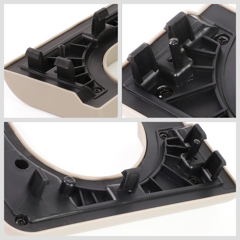 Tan Console Cup Holder Trim For 04-14 F-150 40/20/40 Bench Seats (P221, P415) BFC-CCTL-007-BE