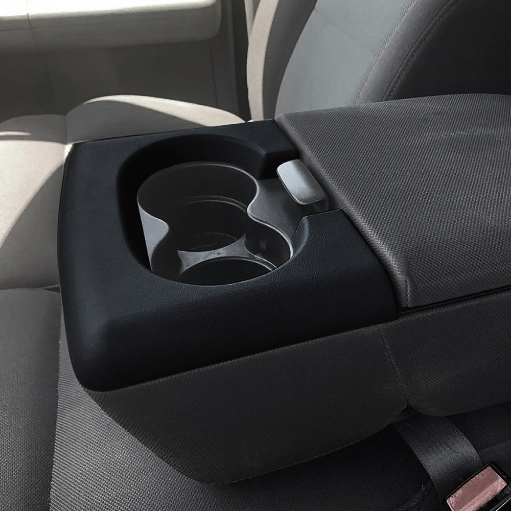 Black Console Cup Holder Trim For 04-14 F-150 40/20/40 Bench Seats (P221, P415) BFC-CCTL-007-BK