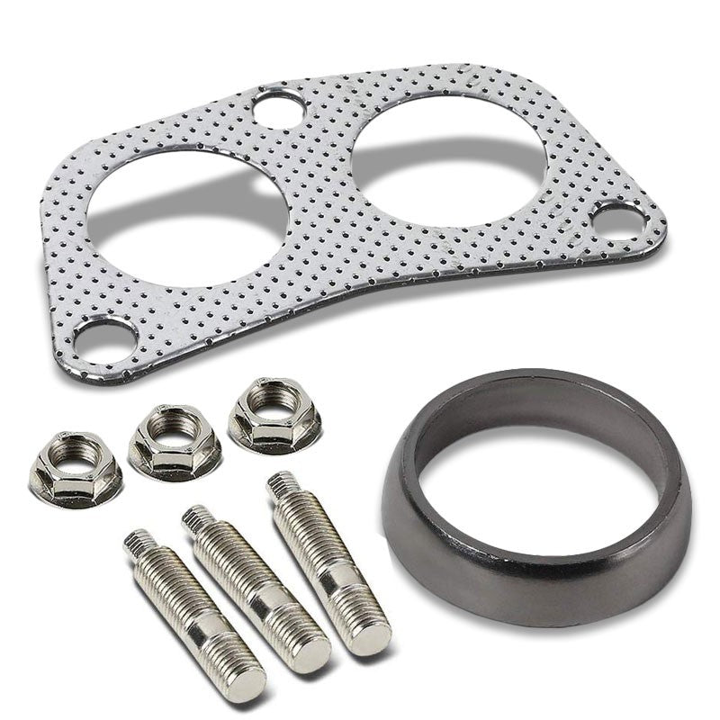 BFC Aluminum Graphite Exhaust Gasket Replacement For Nissan Downpipe Flange-Exhaust Systems-BuildFastCar-BFC-12-1003