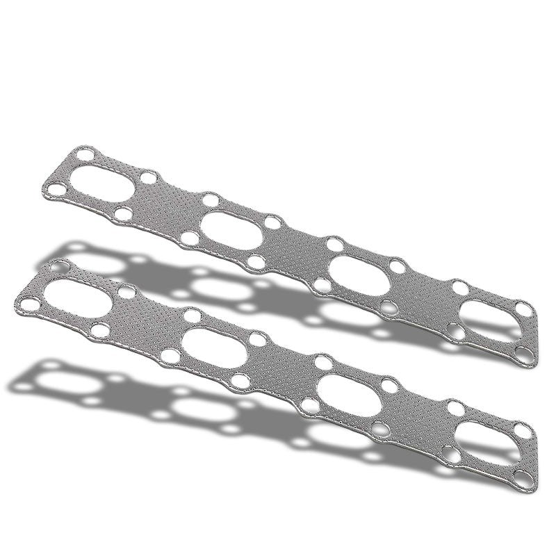 BFC Aluminum Graphite Exhaust Gasket Replacement For 04-13 Infiniti QX56 Base V8-Gasket Parts-BuildFastCar