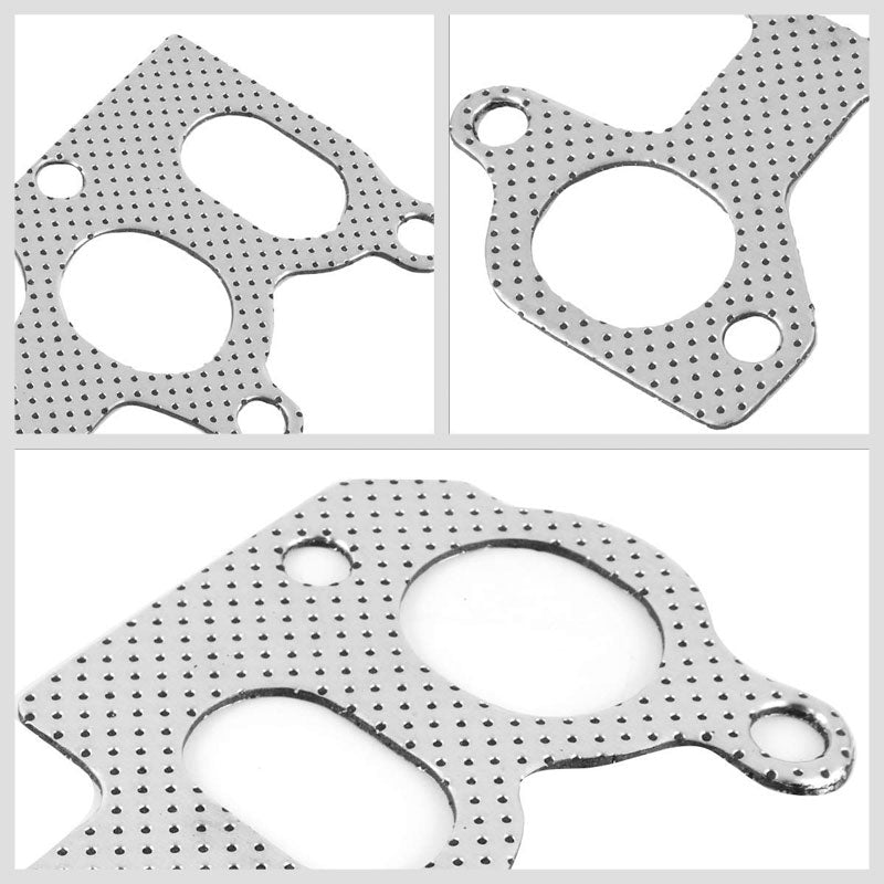 Graphite Aluminum Header/Manifold/Exhaust Gasket for VW 92-04 Jetta MK4 2.8L VR6-Exhaust Systems-BuildFastCar