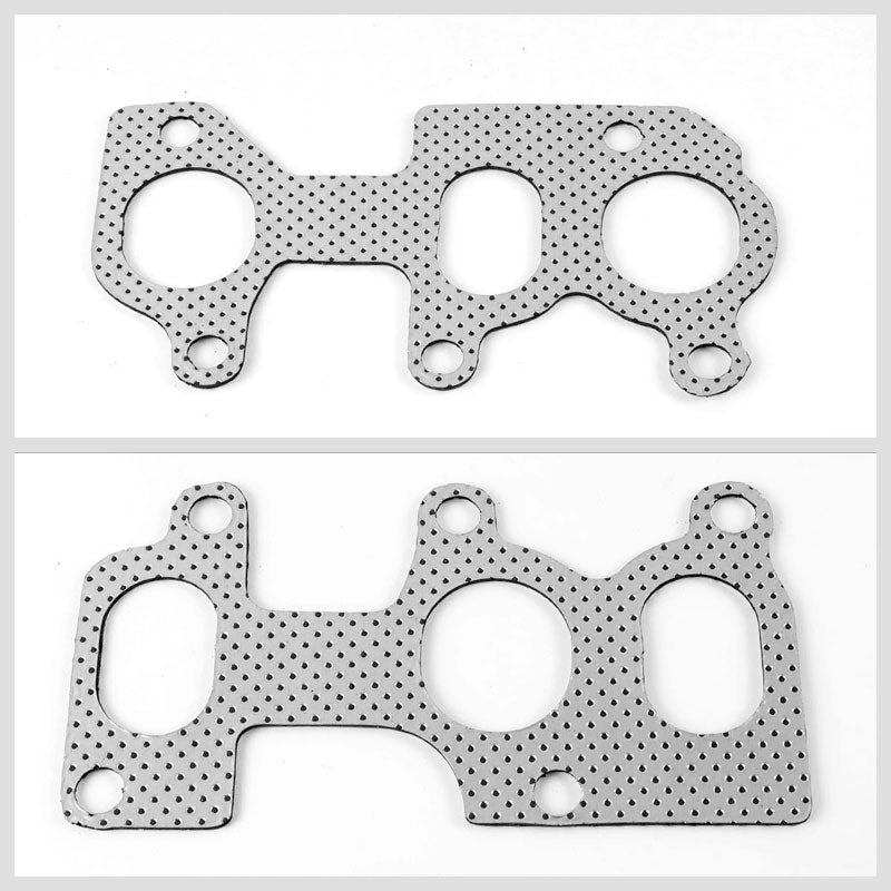 Graphite Aluminum Header/Manifold/Exhaust Gasket for VW 92-04 Jetta MK4 2.8L VR6-Exhaust Systems-BuildFastCar