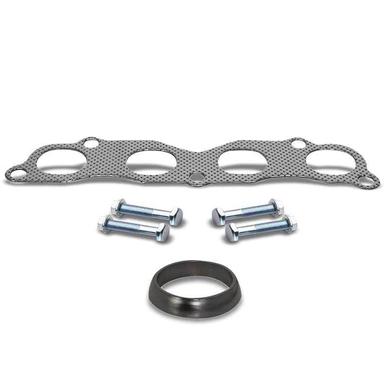 BFC Aluminum Graphite Exhaust Gasket Replacement For 02-06 Acura RSX Base 2.0L-Exhaust Systems-BuildFastCar-BFC-12-1010
