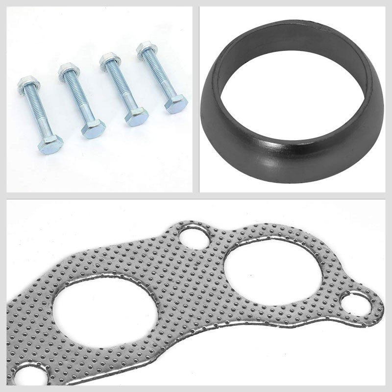 BFC Aluminum Graphite Exhaust Gasket Replacement For 02-06 Acura RSX Base 2.0L-Exhaust Systems-BuildFastCar-BFC-12-1010