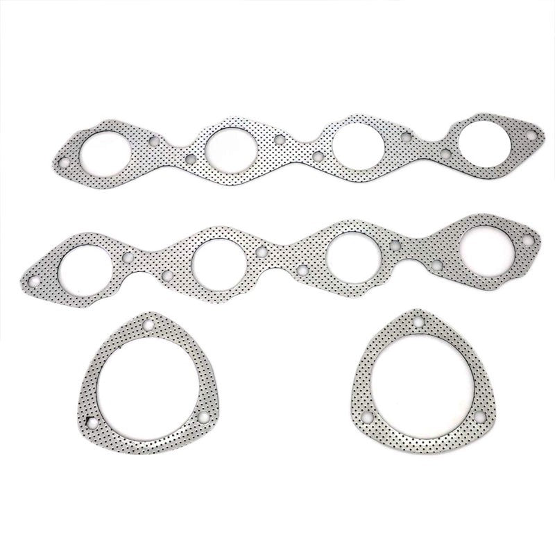 BFC Aluminum Graphite Exhaust Gasket Replacement For 65-70 Chevrolet Impala-Exhaust Systems-BuildFastCar-BFC-12-1013