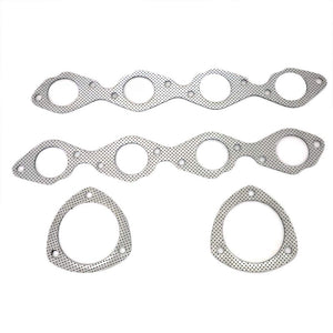 BFC Aluminum Graphite Exhaust Gasket Replacement For 65-70 Chevrolet Impala-Exhaust Systems-BuildFastCar-BFC-12-1013