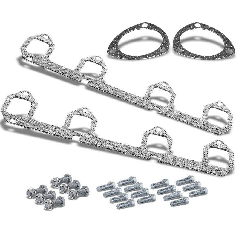BFC Aluminum Graphite Exhaust Gasket Replacement For 57-67 Ford Big Block BBF-Exhaust Systems-BuildFastCar-BFC-12-1014