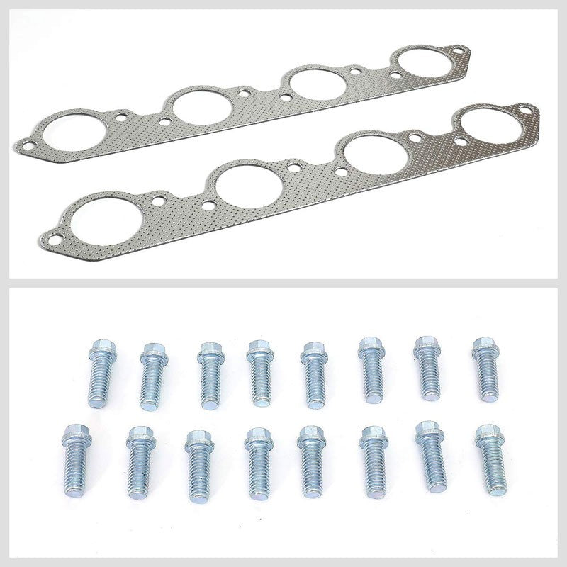 BFC Aluminum Graphite Exhaust Gasket For 73-95 Chevrolet Big Block BBC Engine-Exhaust Systems-BuildFastCar-BFC-12-1011