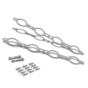 BFC Aluminum Graphite Exhaust Gasket For 07-13 Chevrolet Silverado 1500/2500 HD-Exhaust Systems-BuildFastCar-BFC-12-1016