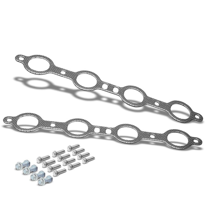 BFC Aluminum Graphite Exhaust Gasket Replacement For 04-07 Cadillac CTS V Sedan-Exhaust Systems-BuildFastCar-BFC-12-1018