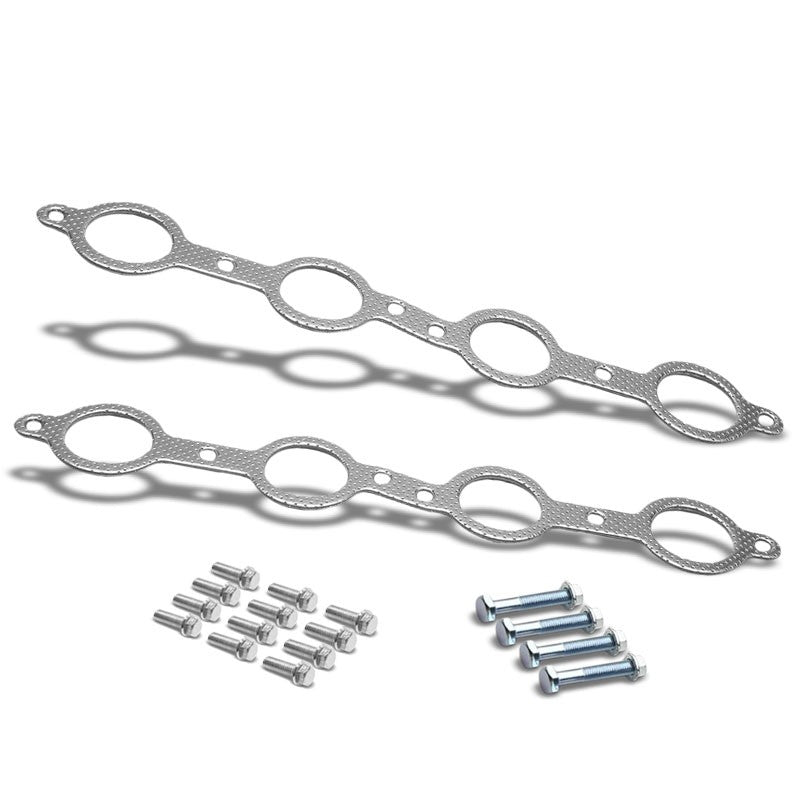 BFC Aluminum Graphite Exhaust Gasket Replacement For 04-06 Pontiac GTO Base V8-Exhaust Systems-BuildFastCar-BFC-12-1024
