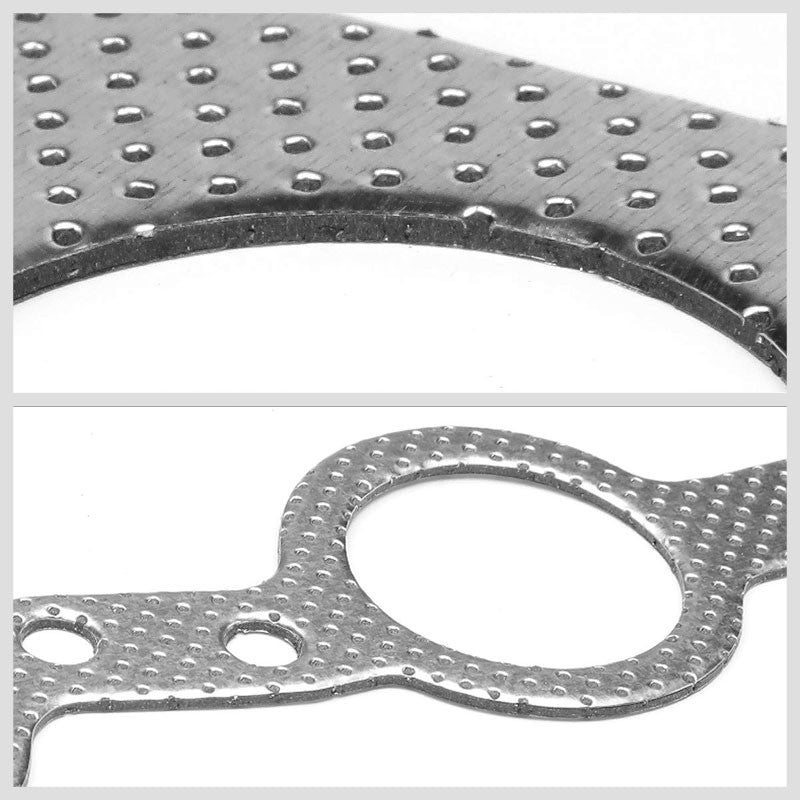 BFC Aluminum Graphite Exhaust Gasket Replacement For 04-06 Pontiac GTO Base V8-Exhaust Systems-BuildFastCar-BFC-12-1024