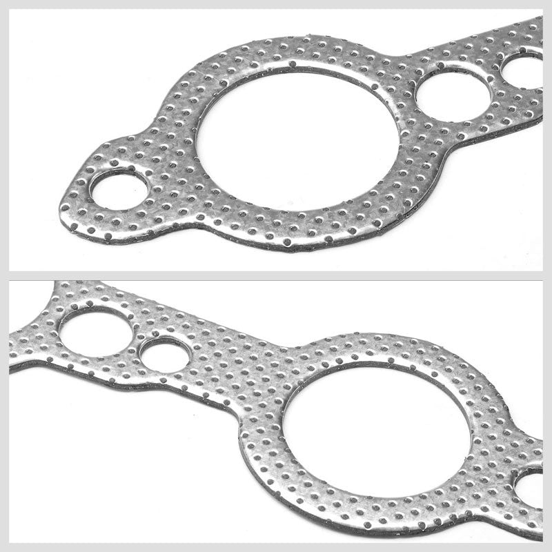 BFC Aluminum Graphite Exhaust Gasket For 98-15 Chevrolet Camaro 5.7L/6.2L V8-Exhaust Systems-BuildFastCar-BFC-12-1025