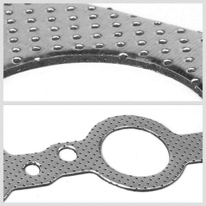 BFC Aluminum Graphite Exhaust Gasket For 98-15 Chevrolet Camaro 5.7L/6.2L V8-Exhaust Systems-BuildFastCar-BFC-12-1025