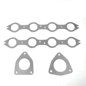BFC Aluminum Graphite Exhaust Gasket For 01-03 Chevrolet Silverado 1500 HD 6.0L-Exhaust Systems-BuildFastCar-BFC-12-1026