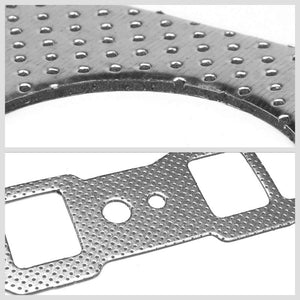 BFC Aluminum Graphite Exhaust Gasket Replacement For 68-75 Oldsmobile Cutlass V8-Exhaust Systems-BuildFastCar-BFC-12-1027