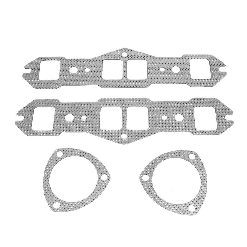 BFC Aluminum Graphite Exhaust Gasket Replacement For 68-75 Oldsmobile Cutlass V8-Exhaust Systems-BuildFastCar-BFC-12-1027