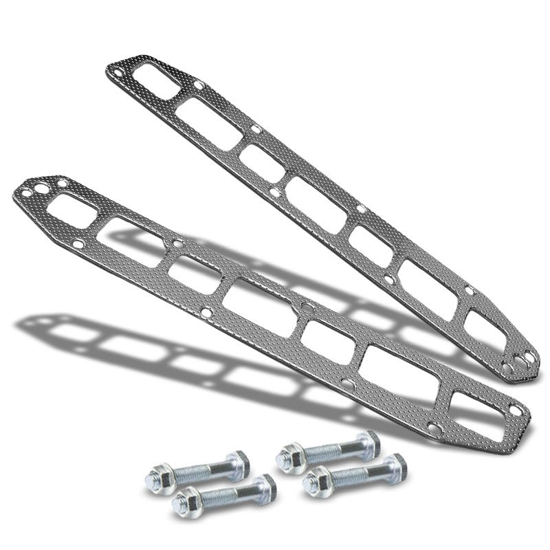 BFC Aluminum Graphite Exhaust Gasket Replacement For 05-08 Dodge Magnum 5.7L V8-Exhaust Systems-BuildFastCar-BFC-12-1028
