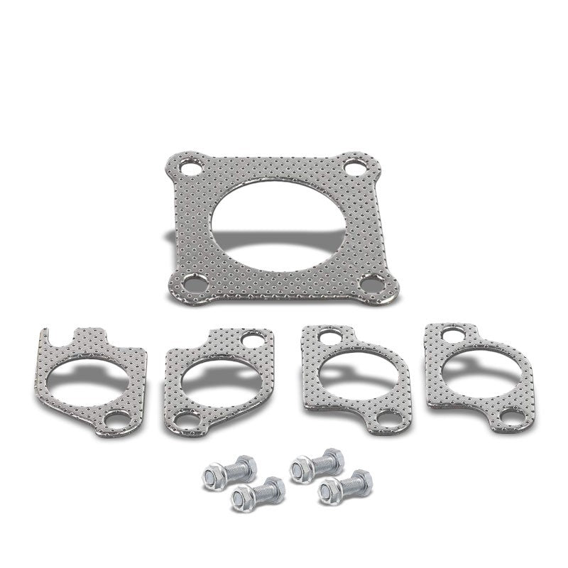 BFC Aluminum Graphite Exhaust Gasket Replacement For 00-05 Dodge Neon 2.0L SOHC-Exhaust Systems-BuildFastCar-BFC-12-1029