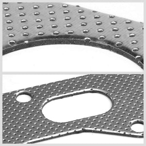 BFC Aluminum Graphite Exhaust Gasket Replacement For 95-99 Dodge Neon 2.0L DOHC-Exhaust Systems-BuildFastCar-BFC-12-1030